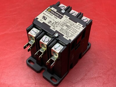 Square D Contactor 8910dpa33 Y239 Series B Contactor 600VAC 40A 24V