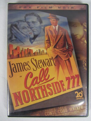 Call Northside 777 (DVD, Full Screen, 1948) James Stewart Fox Film Noir 02
