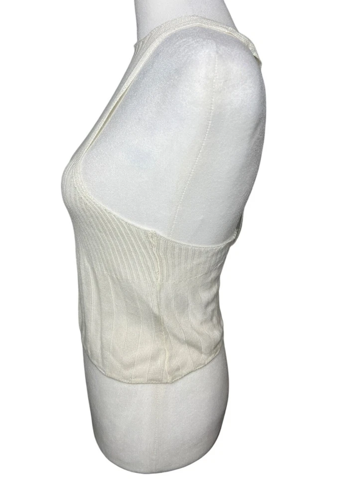 Camiseta sin mangas Free People Intimately Switch It Up camisola suéter marfil mediana Foto 4 de 4