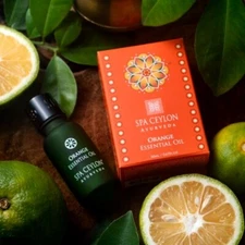 ORANGE ESSENTIAL OIL Spa Ceylon Organic Ayurveda Natural for Body Mssage20ml NEW
