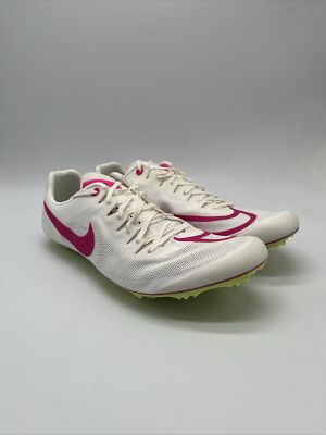 Nike Zoom JA Fly 4 White Sail Hyper Pink Track Spikes DR2741-100 Men's Size 9