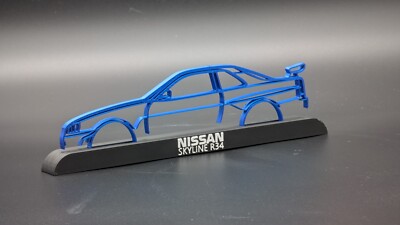 Nissa Skyline R34 Deko Aufsteller Silhouette Geschenkidee Weihnachtsgeschenk