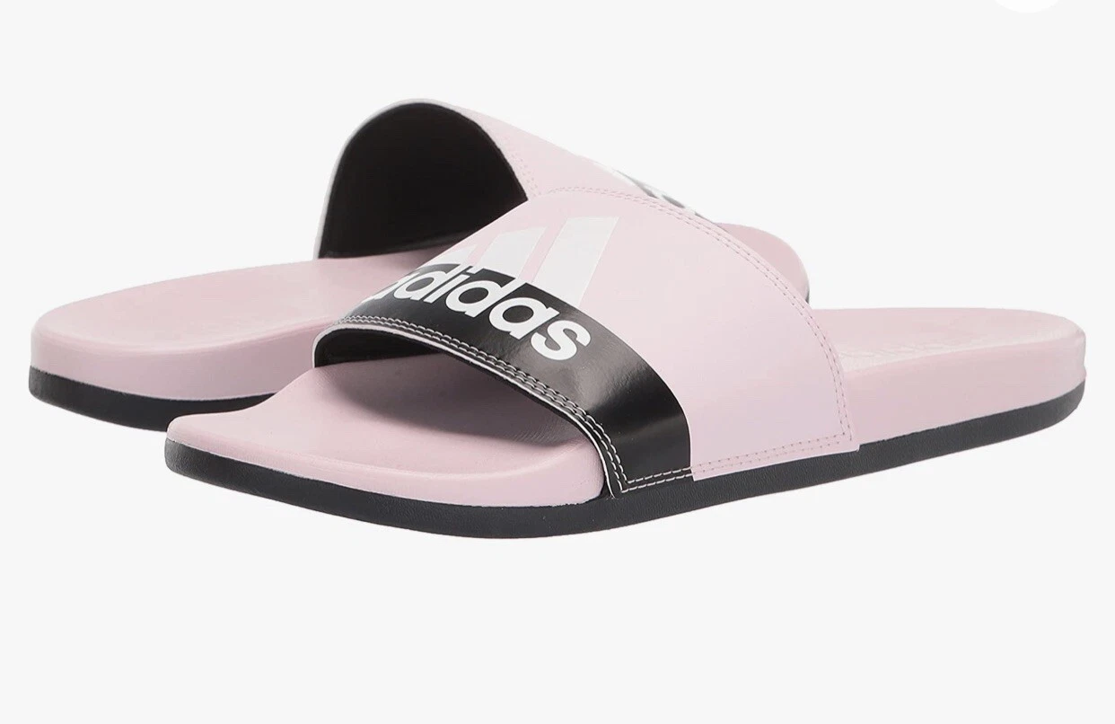 Sandali Adidas Adilette Cloudfoam da uomo rosa bianco nuvola GV9714