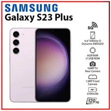 Samsung Galaxy S23+Plus 5G PURPLE 8+512GB Dual SIM Android Cell Phone (SM-S916B)