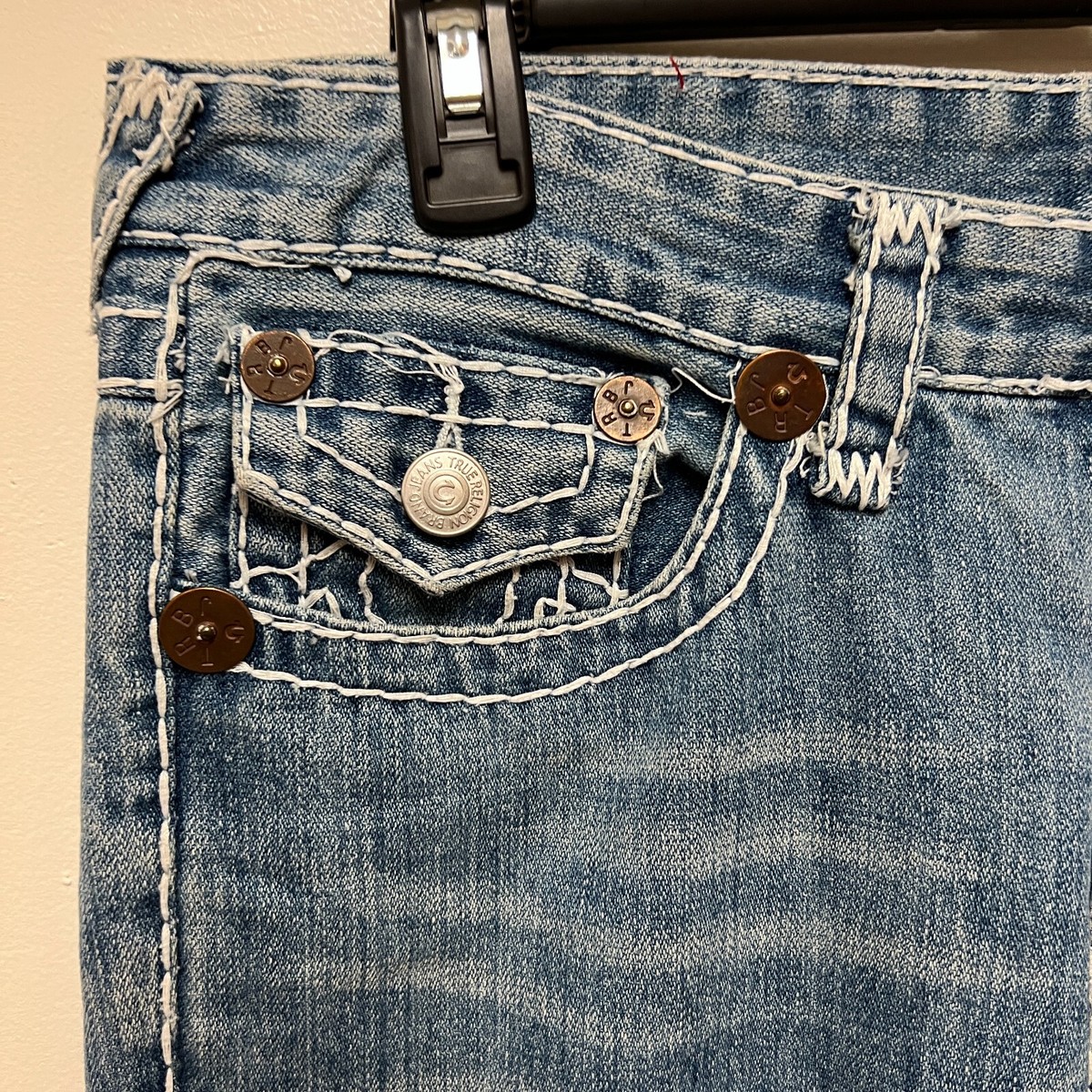 True Religion Jeans Mens 9.5 in Cuff 34 RN#112790 CA#30427