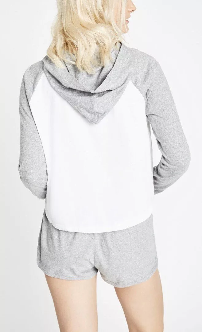 Jack Wills Women s Tee And Lounge Shorts Nightwear Set In Grey