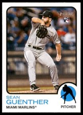 Sean Guenther 2022 Topps Heritage High Number RC #622 Miami Marlins