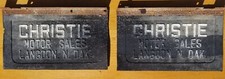 Mud Flaps Vintage ND Ford Dealer Christie Mot...