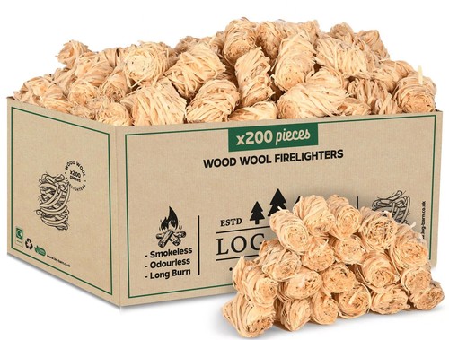 Log Barn Natural Firelighters (Box of 40). Natural Fire Lighters for Wood Burner - Picture 26 of 28