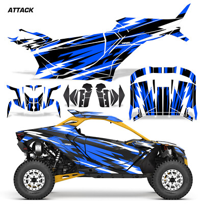 Utv Graphics Aufkleber Sticker für Can-Am R 2DR 2024-25 Angriff U