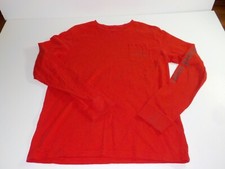 Vineyard Vines Boys Long Sleeve Red T-Shirt Size L 16 Whale Logo