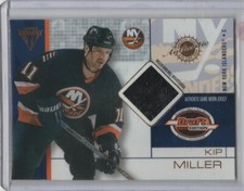 2002-03 Pacific Titanium Draft Edition Jersey #57 Kip Miller