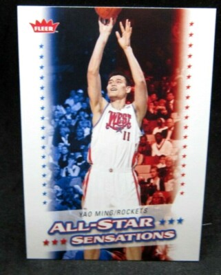Yao Ming 2008-09 Fleer All-Star Sensations Insert#AS-26!Rockets C