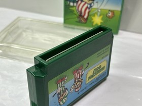 Mario Open Golf Nintendo Famicom NES Game /Box /Case No Manaua Tested Authentic