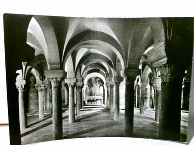 Otranto. La Cripta ( sec. XI ). Die Crypta. Italien. Alte Ansichtskarte / Postka