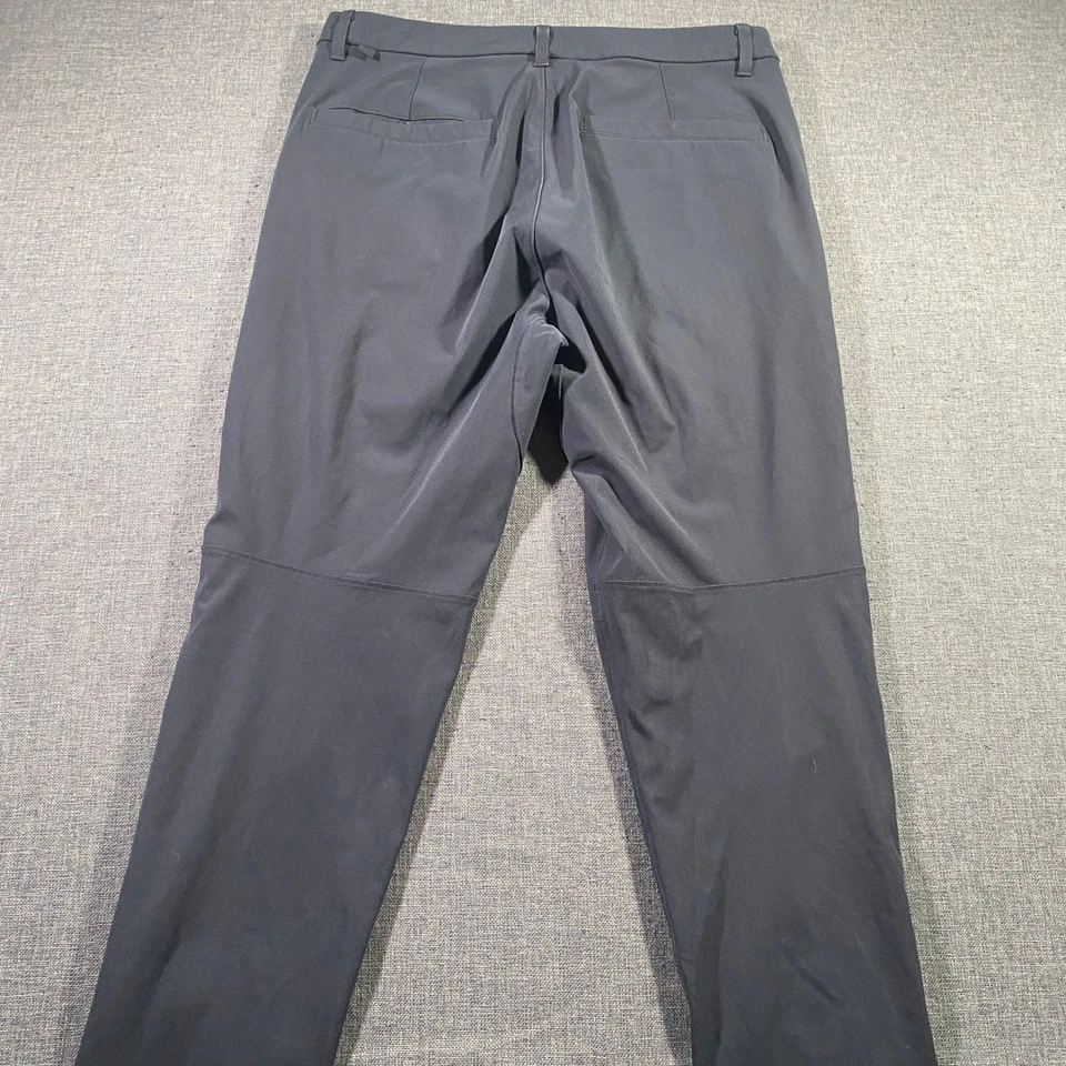 Pantalones Lululemon ABC Hombre Gris Carbón Calce Ajustado Técnico Elastizado 32x29 Foto 2 de 4