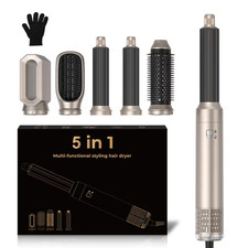 Hair Styler 5 in 1 1000w Hair Dryer Brush,30mm Air Curler, Detachable Styler Too