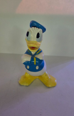 Disney Vintage Donald Duck Porcelain 3.5'' Walt Disney Productions Japan