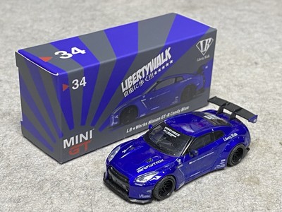 ミニカー MINIGT No 34 LB WORKS GT-R Candy Blue s-l400.jpg