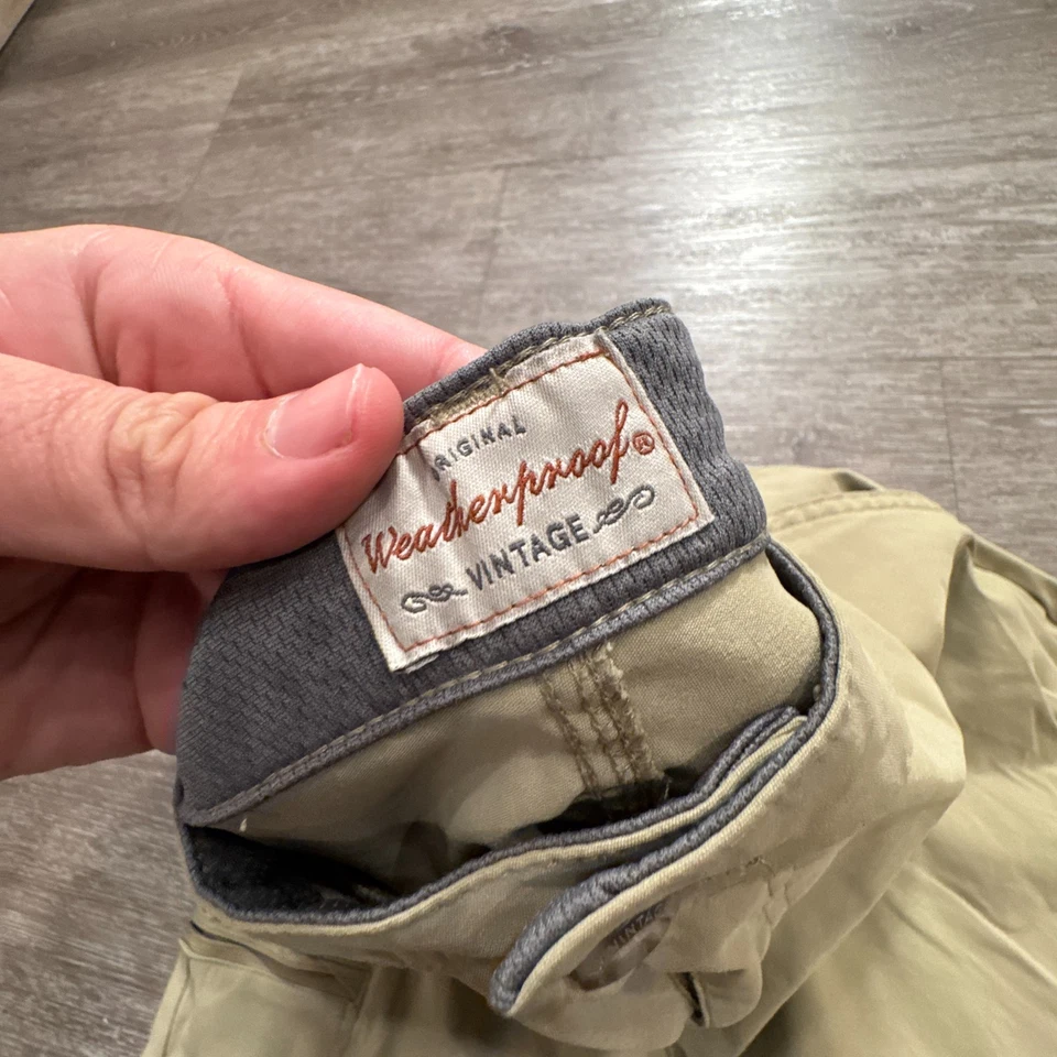 Всепогодные мужские шорты 38 бежевый нейлон карго открытый 10» Gorpcore взрослых повседневный - Изображение 3 из 4