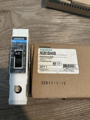 Siemens NGB1B040B, 40A, 1 Pole Circuit Breaker, Termomagnetic