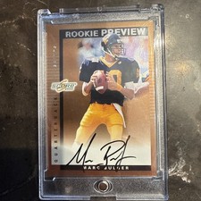 Marc Bulger RC 2000 Score Preview Gold Foil Rookie Auto Card#SR40!Saints/Rams QB