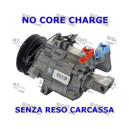 Compresseur climatisation Sidat 1.2169R à haute performance pour Opel Suzuki