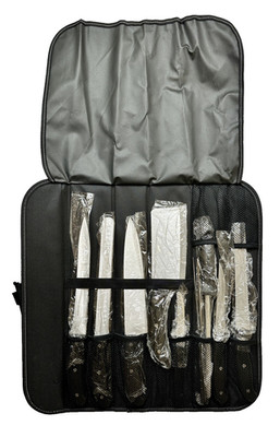 New Royal Germany 9-Piece Kitchen Knife Set in Carry Case - Ultra Sharp