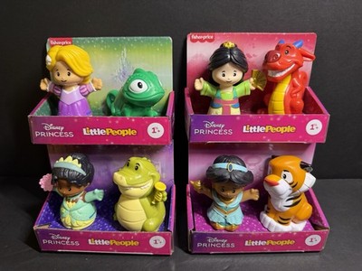 Little People Disney Princess Mulan Mushu Jasmine Rajah Rapunzel Pascal Louis