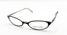 NEW ANNE KLEIN AK 8026 K5162 BLACK GUNMETAL AUTHENTIC EYEGLASSES 48-17
