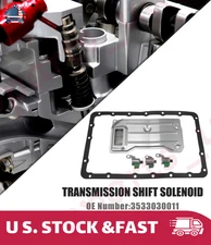 TCC Lock Up Solenoid Shift Solenoids Transmission Filter Gasket for Toyota