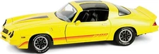 1980 Chevrolet Camaro Z/28 with T-Tops  Bright Yellow with Red Tri Color Stripe