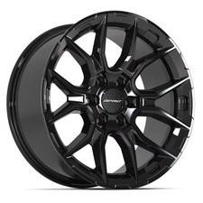 Single 1 Df18c 20x9 Black Defiant Wheel 6x135 Fits Ford Expedition
