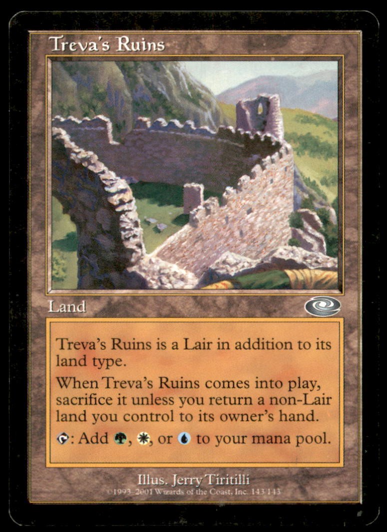 Treva's Ruins LP Light Play Planeshift MTG [8343]