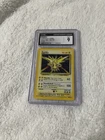 Pokemon CGC 9 MINT 1999 Zapdos Base Set Holo Rare Card