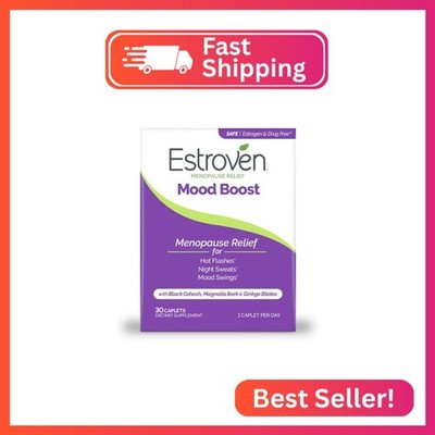Estroven Mood Boost For Menopause Relief - 30 Ct. - Clinically Proven Ingredient