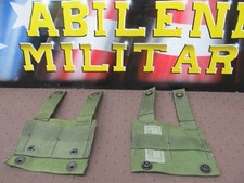 QTY (2) USGI Military Army Attaching Alice Clip to MOLLE II Adapter OD Green