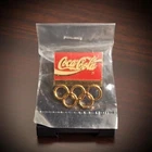 Vintage Olympics Coca-Cola Sponsor Pin   Lot #468