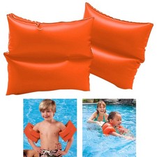 12 Pairs Large Inflatable Arm Bands Kids Swim Floaties Float Wings Pool Beach