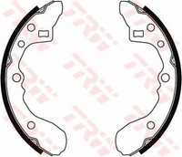 Trw Bremsbackensatz GS8286 FüR 323 Mazda Bd Bf 3 Hatchback 2 BD103 BF103 BF105
