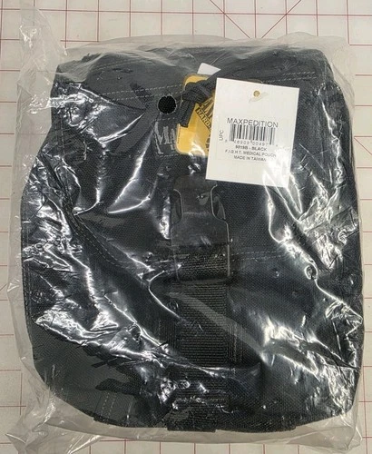 Maxpedition 9819B Black F.I.G.H.T. Fight Medical Pouch Rare Discontinued New