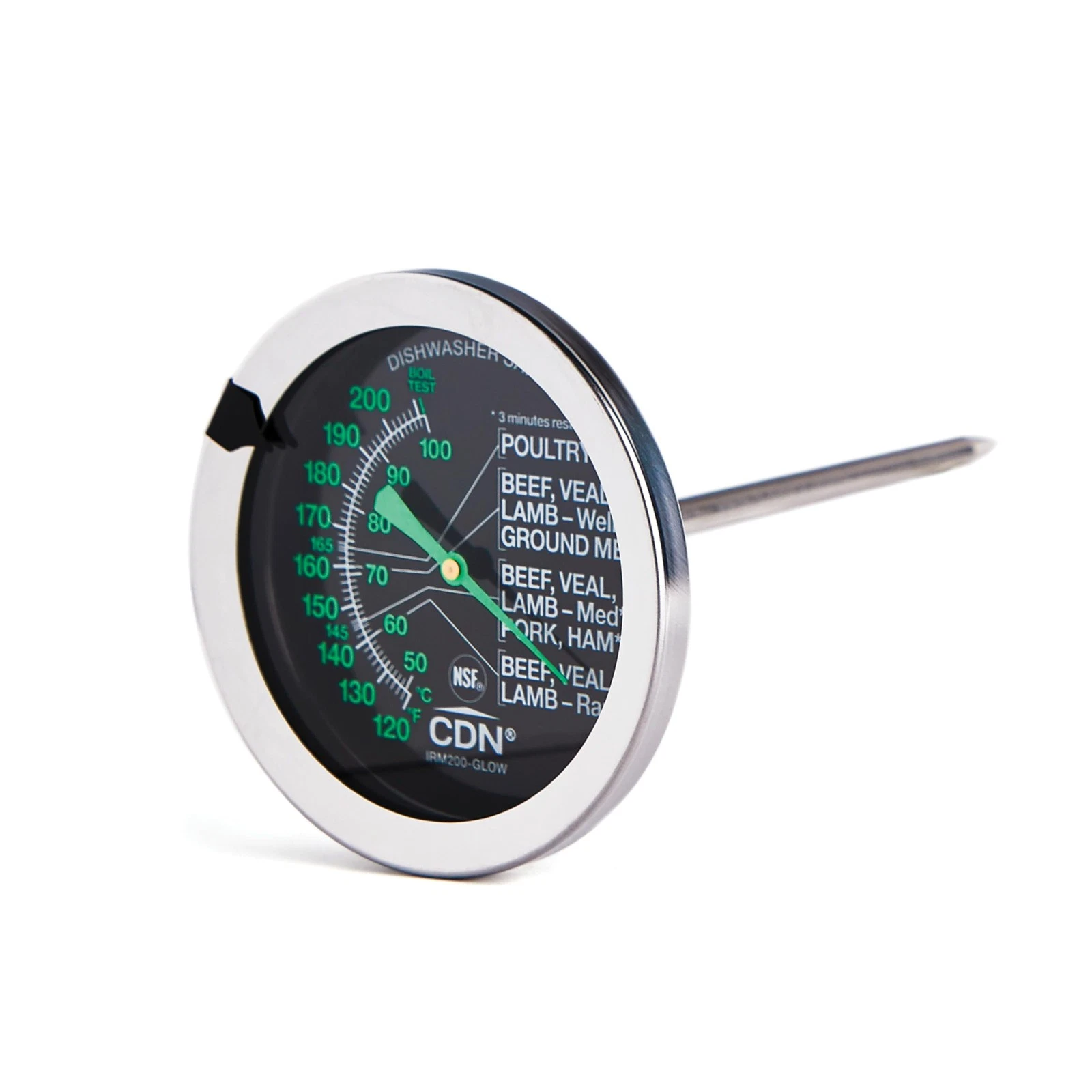 Ovenproof Meat Thermometer – Glow Dial | ProAccurate® | Waterproof | 2" Dial ...