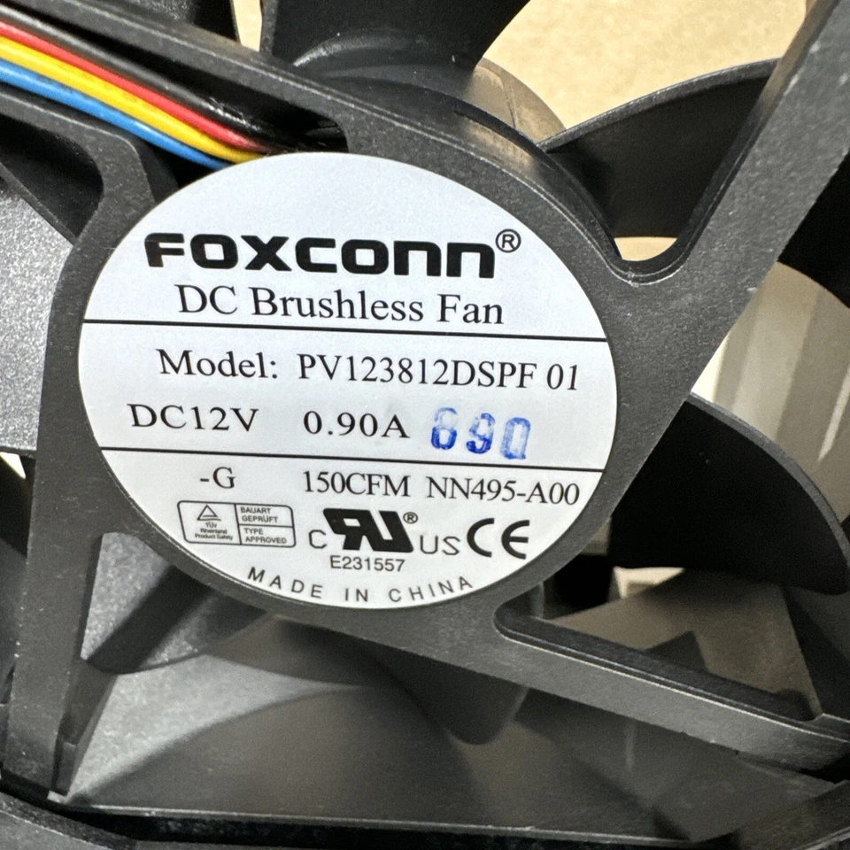 Dell Optiplex Tower Fan & Shroud Model:PV123812DSPF 12V 0.90A CN-0RR527 - Image 2 of 4