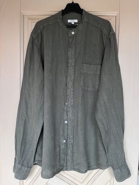Men Reiss Shirt Green 36