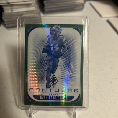  2025 Panini Phoenix Amon-Ra St Brown Contours Green /99  
