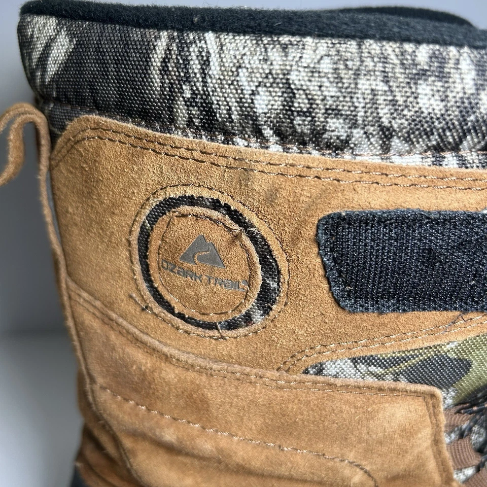 Ozark Trail Paquete de Invierno Botas Thinsulate Marrón y Camuflaje Para Hombre EE. UU. Talla 12 Foto 2 de 4