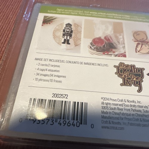 CRICUT CARTRIDGE -  HOLLY AND IVY - Brand New - Picture 3 of 3