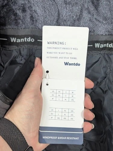 Wantdo - Waterproof - Winter Jacket - Men's Coat - Color Gray/Black - Size L image 9