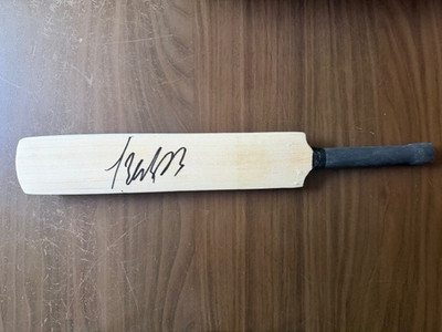 Pakistan Cricket BABAR AZAM Signed Autograph Mini Cricket Bat Genuine