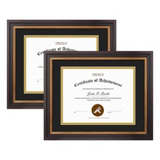 Golden State Art, 11x14 Document Frame for 8.5x11 Diploma/Certificate/Picture, I